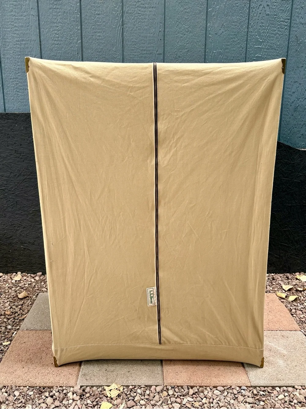 Vintage LL Bean Cedar & Canvas Camp Closet Wardrobe Outdoors VTG 70s Mid-Century